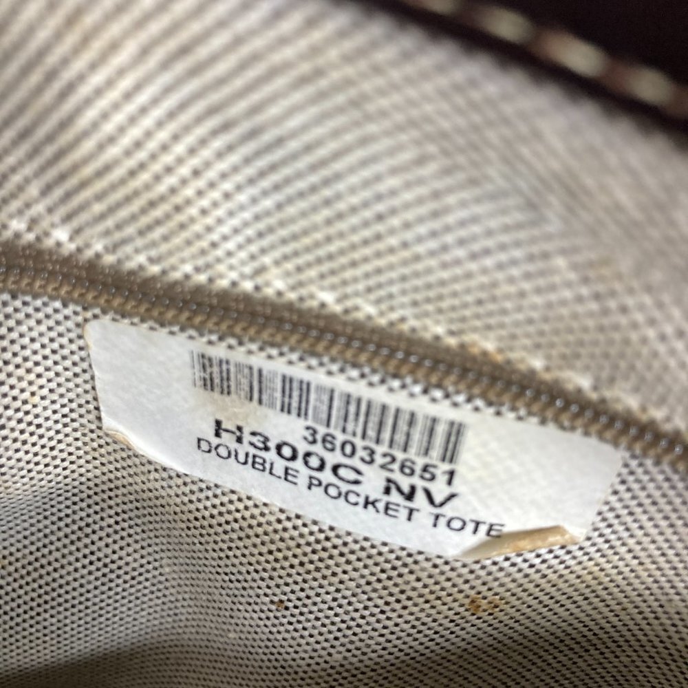 Dooney And Bourke Womens Gray Signature Jacquard Tote - Picture 7 of 13